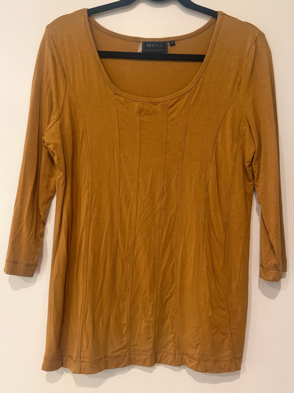 NWOT Vintage Orly Gold Top